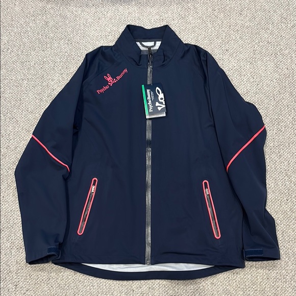 Psycho Bunny Full Zip Windbreaker NWT
